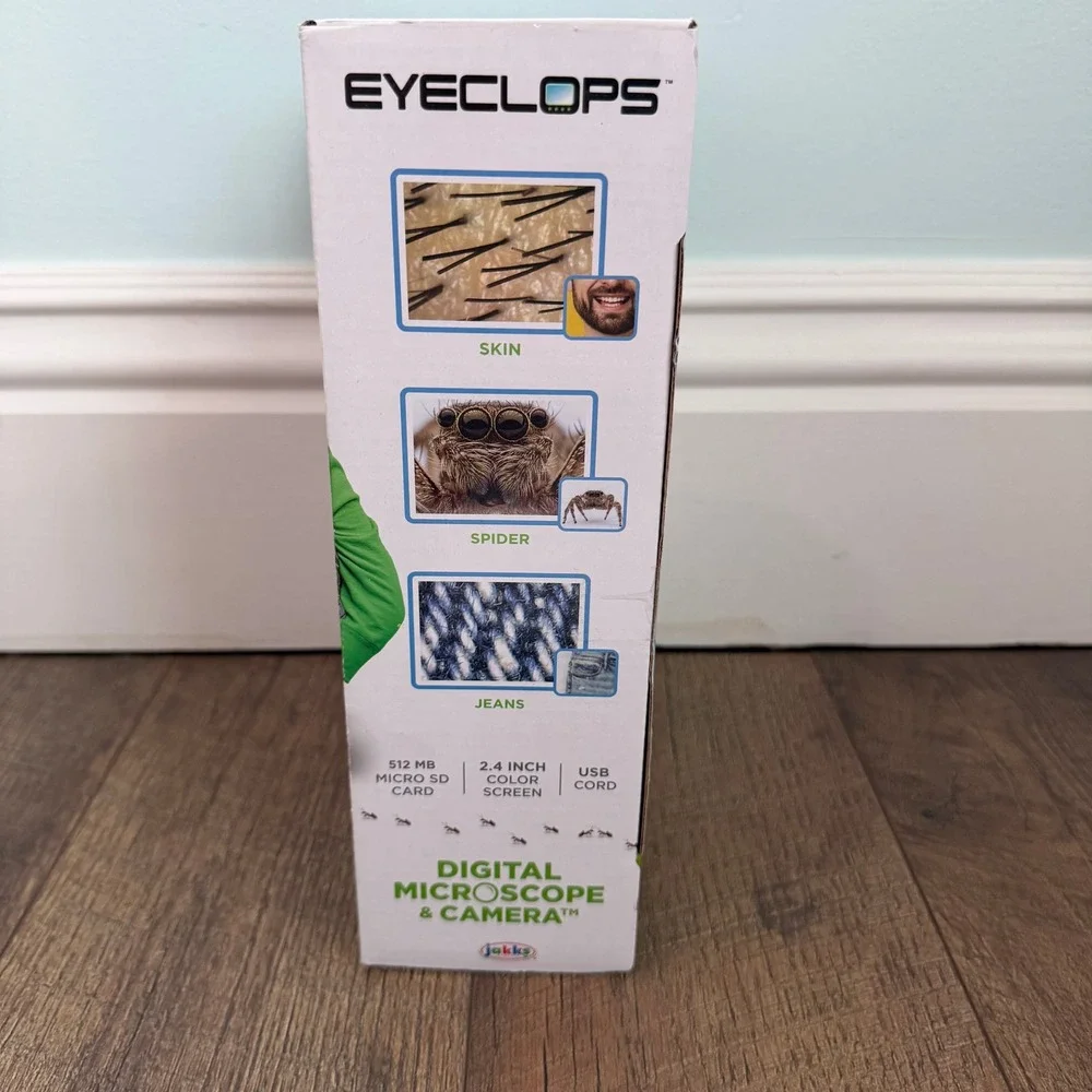 Eyeclops Digital Microscope 800x Magnification STEM Camera Jakks Pacific Kids
